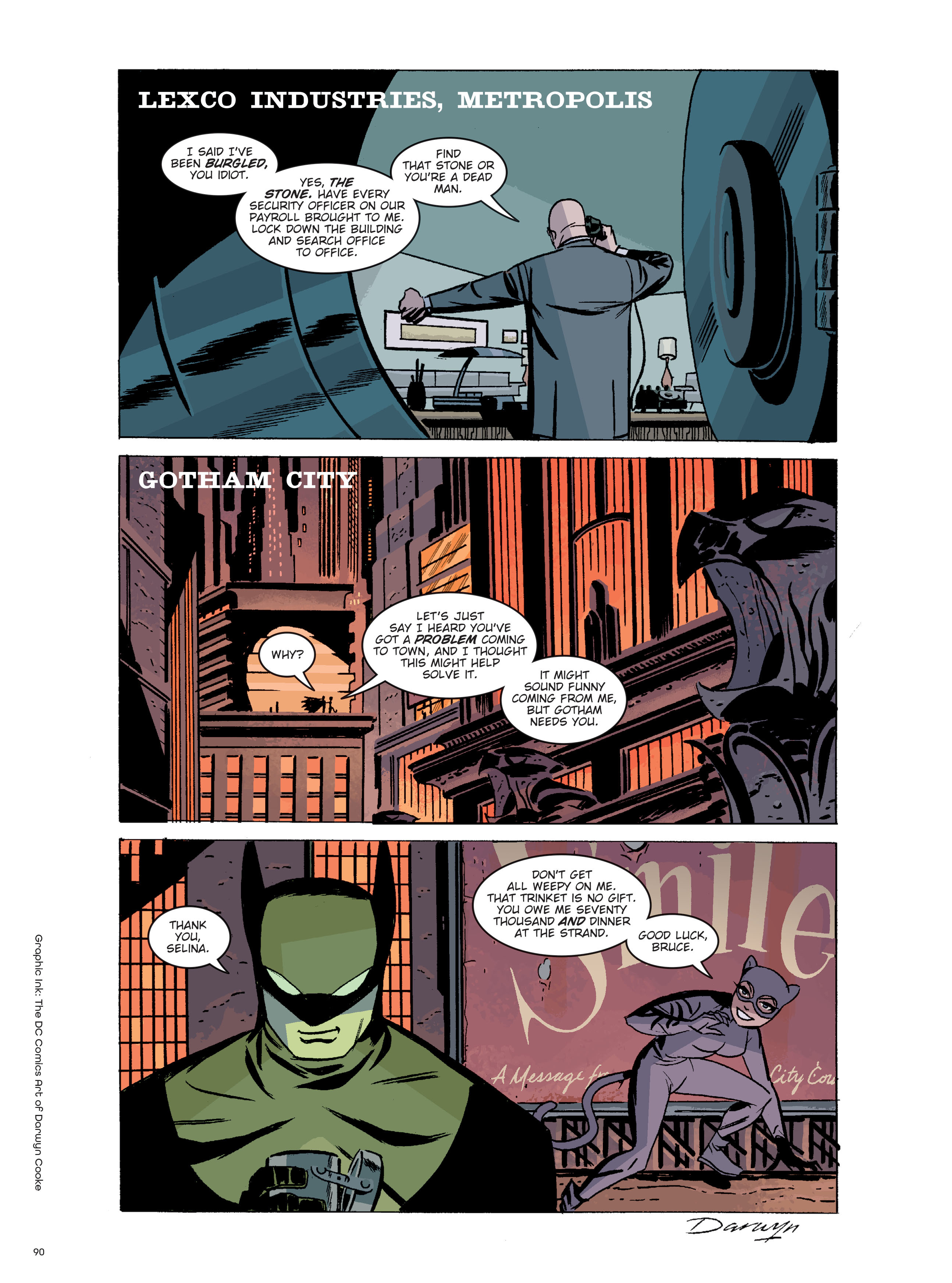 Read online Graphic Ink: The DC Comics Art of Darwyn Cooke comic -  Issue # TPB (Part 1) - 90