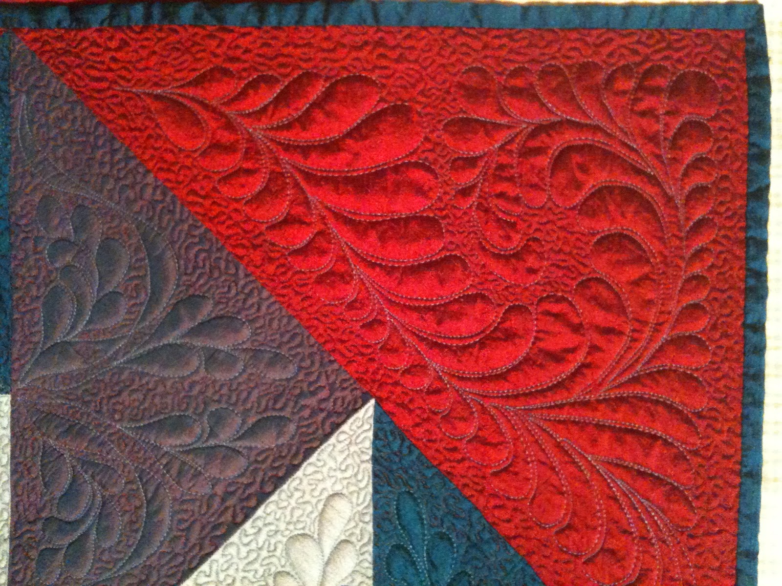 Quilt to the Edge.... Dupioni SilkAmazing!!