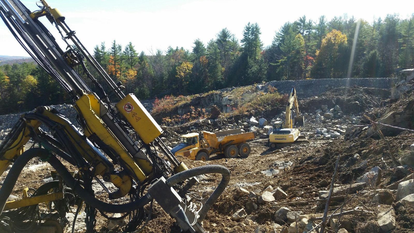 Adirondack Natural Stone Working hard in the Adirondack Quarry