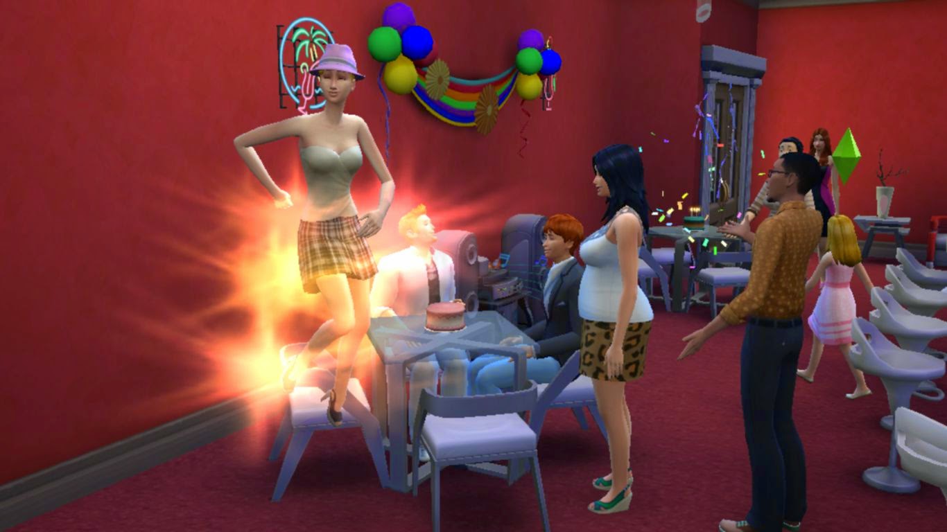 sims 4 birthday party