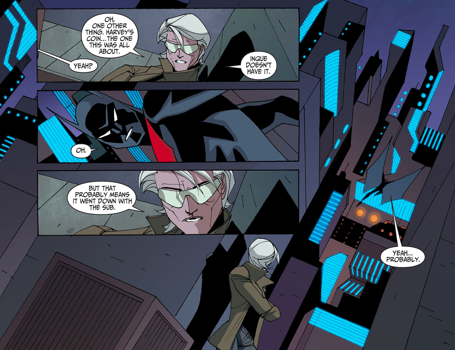 Read online Batman Beyond 2.0 comic -  Issue #36 - 12