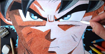 Goku Ultra Instinct Speed Drawing