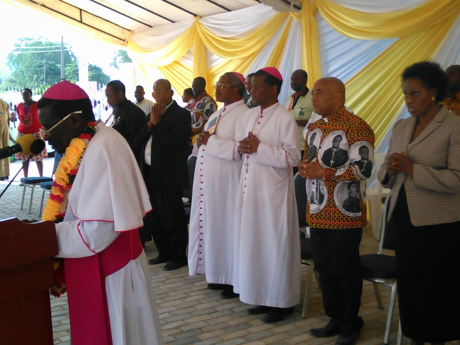 Mapokezi ya Baba Askofu Mkuu wa Jimbo kuu la DODOMA Beatus Kinyaiya