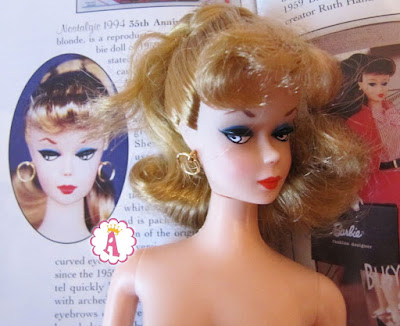Original Barbie 1959 Reproduction face mold