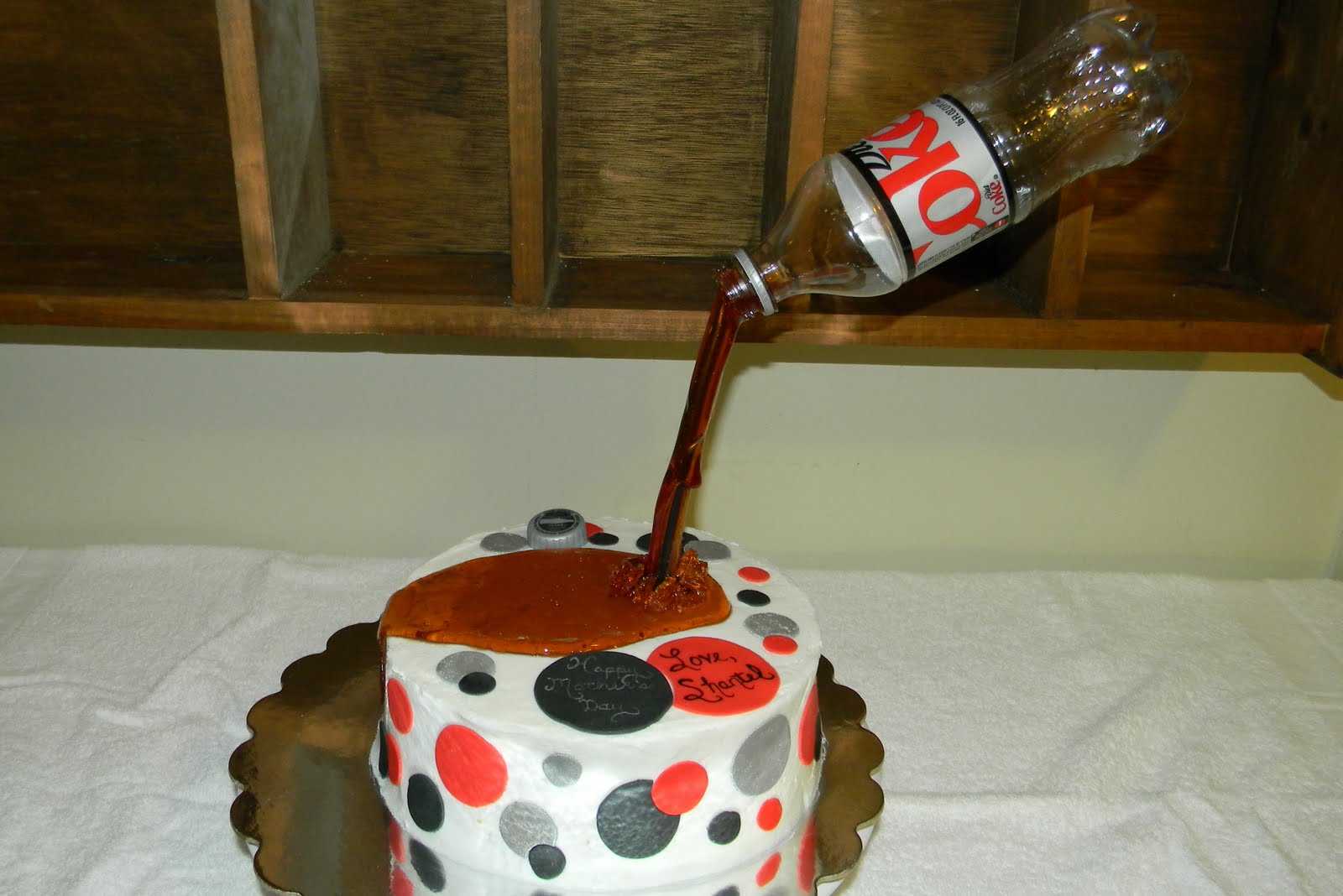 Custom Cakes by Christy "Pouring" Diet Coke Cake