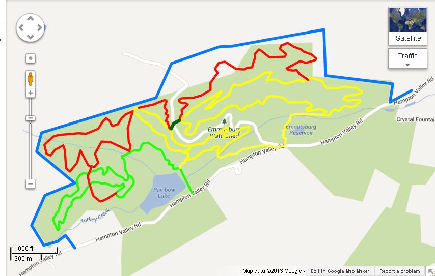 Michaux State Forest Trail Map Maps For You