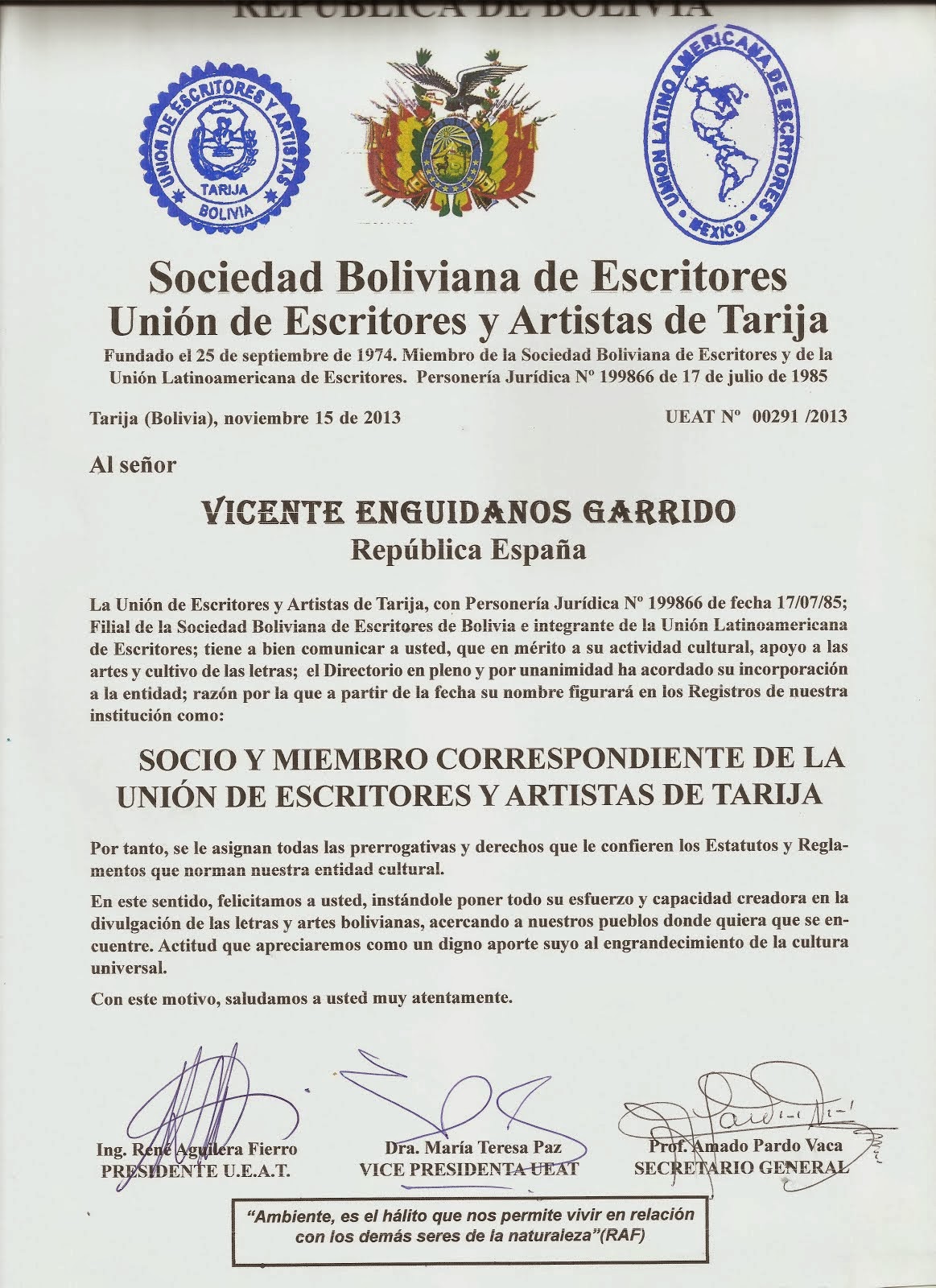 SOCIEDAD BOLIVIANA DE ESCRITORES