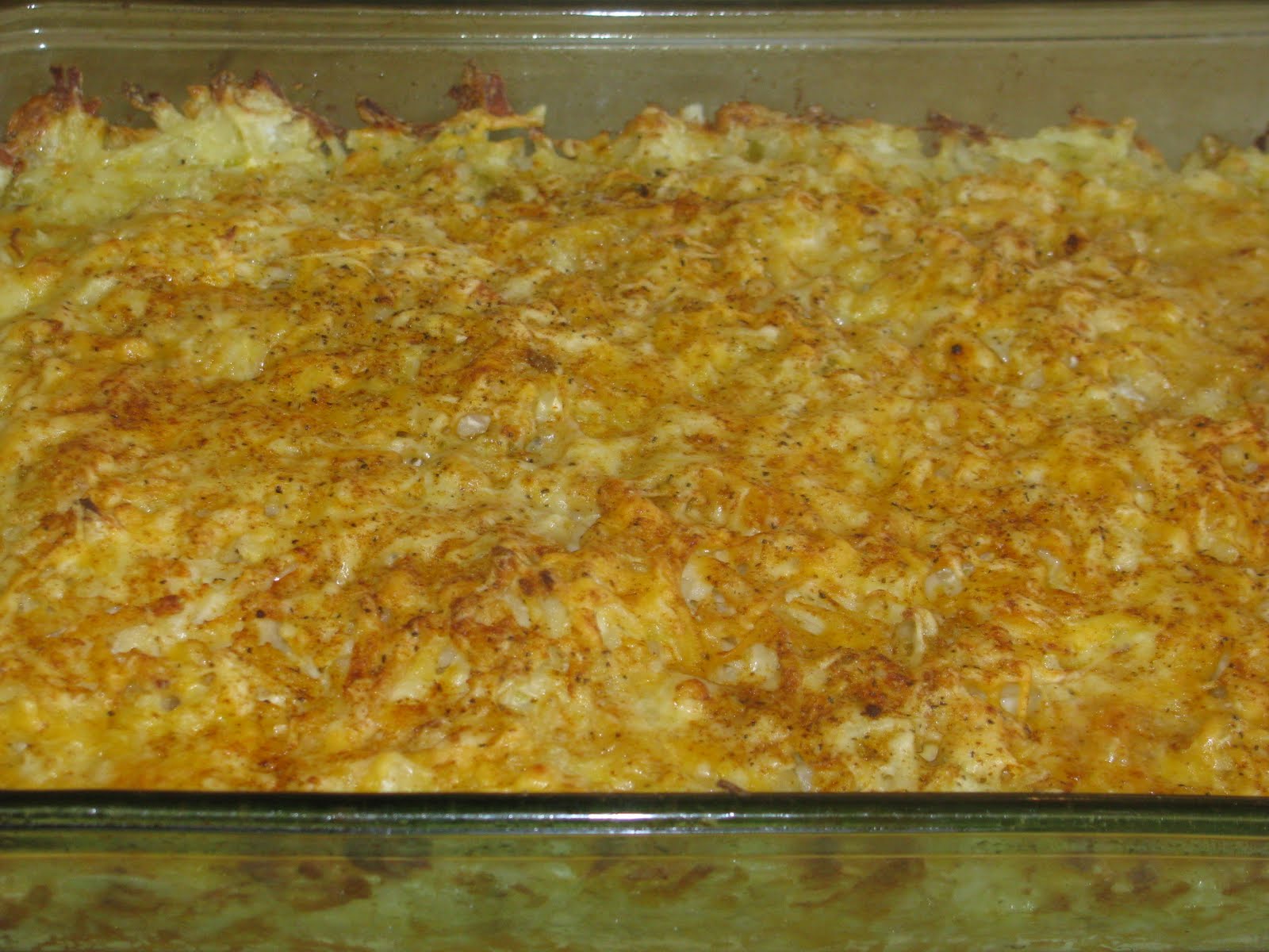 Shamrocks and Shenanigans Chili Hashbrown Casserole