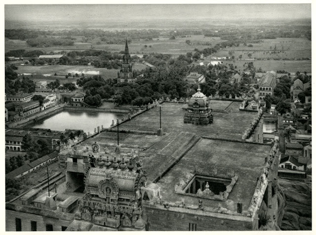Skyline+View+of+Tiruchirappalli+(Trichy),+Tamil+Nadu+-+India+1928