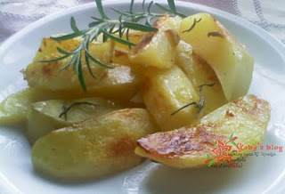 cartofi cu usturoi și rozmarin