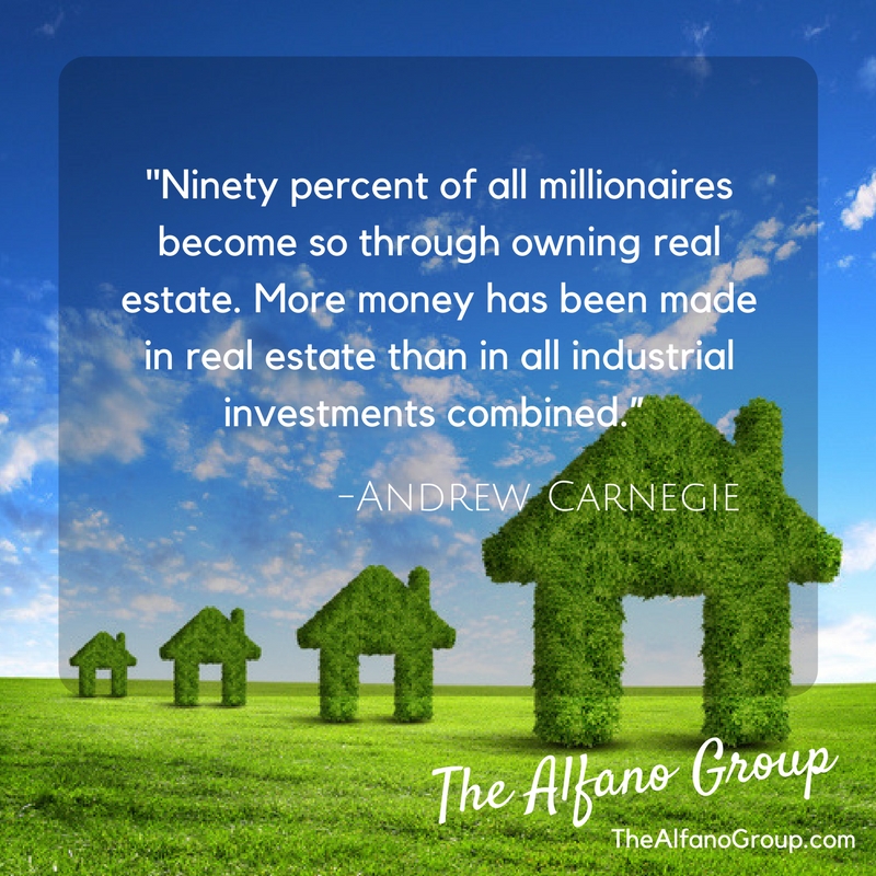 The Alfano Group 10 Alltime great real estate quotes (in images).