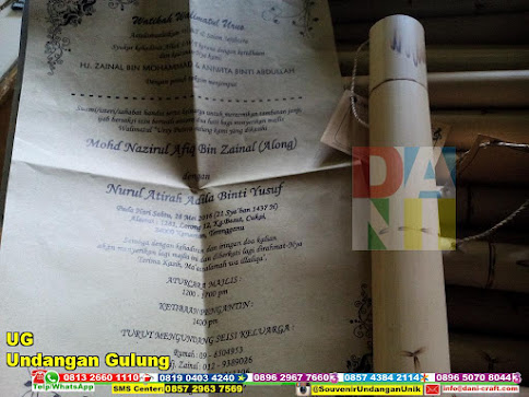 jual Undangan Gulung