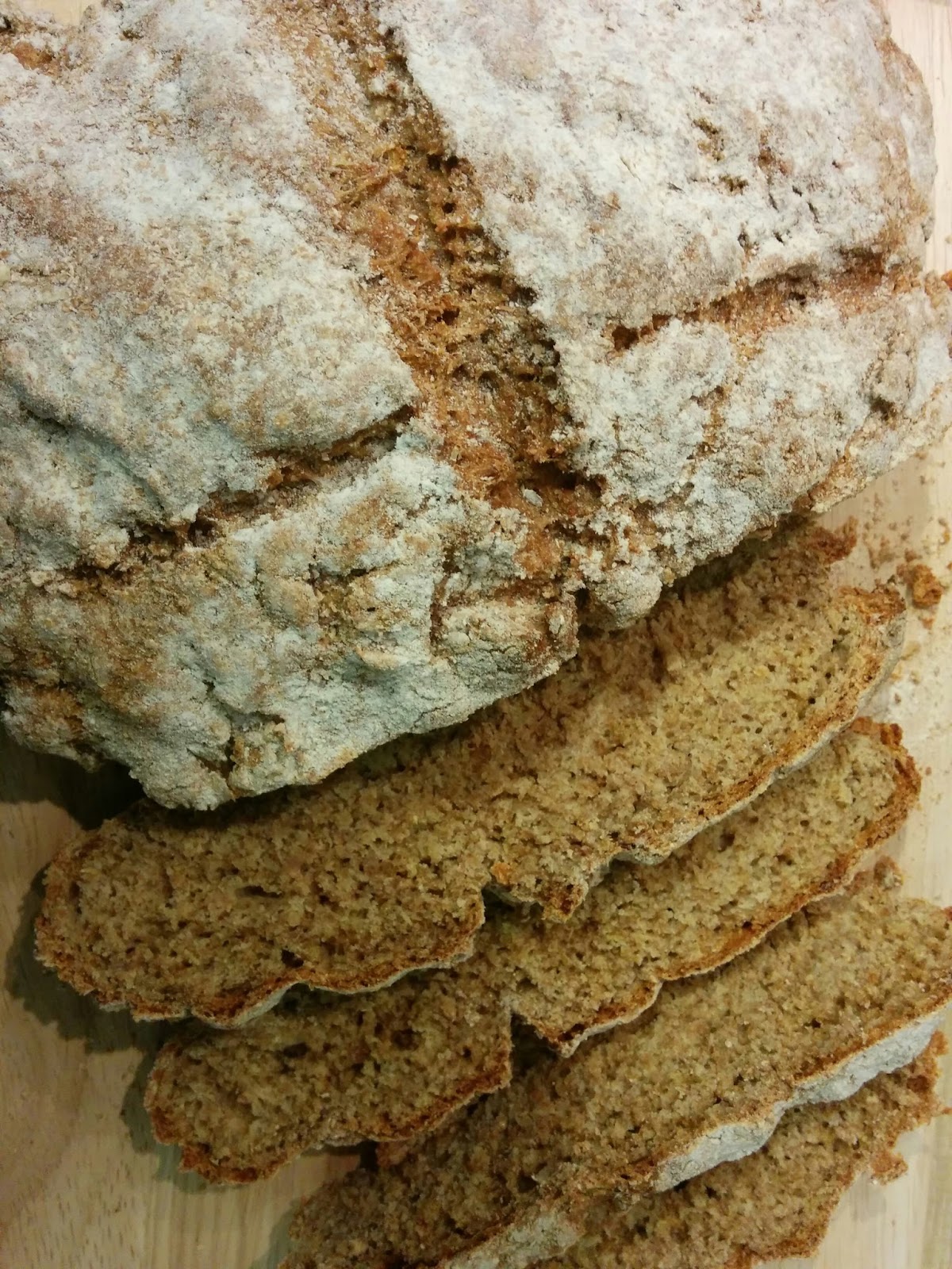 Anna the Fruitbear Jamie Oliver's rye soda bread