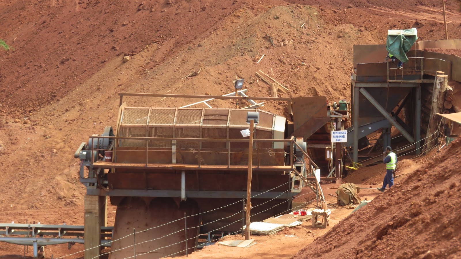A Human Geographer in Fiji Bauxite mine Vanua Levu