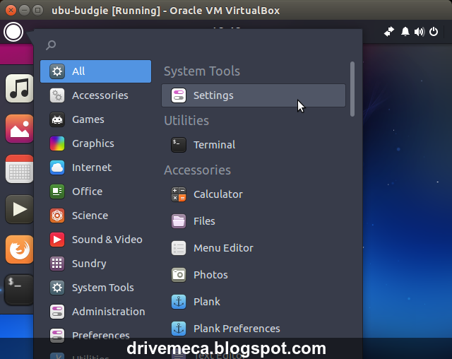 DriveMeca instalando y configurando Ubuntu Budgie 16.04 paso a paso