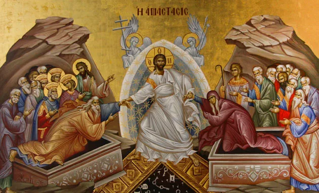 Αποτέλεσμα εικόνας για Το Άγιον Πάσχα, Η Ανάσταση του Κυρίου ημών Ιησού Χριστού