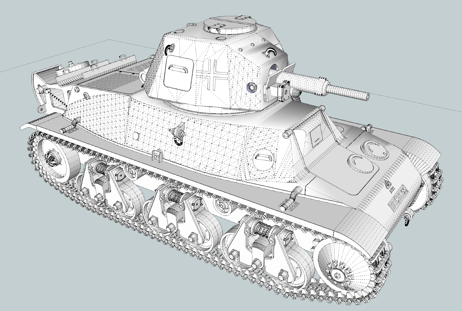Vkj. Танк Гочкис н39. Renault r35 танк чертеж. Танк Гочкис н39 чертежи. Hotchkiss h35 (h38 h39).