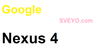 Google Nexus 4 specs