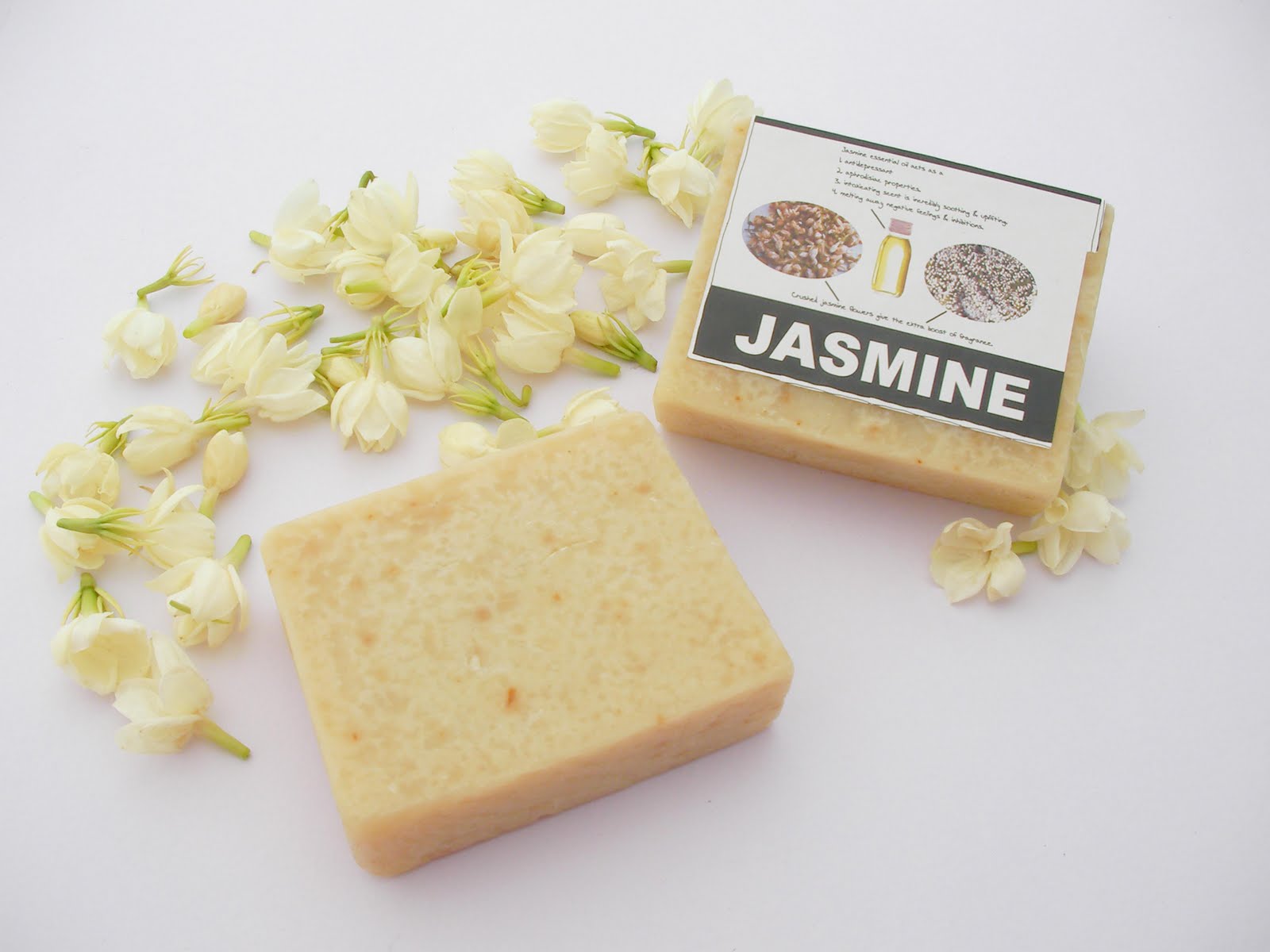 JASMINE 100 PERCENT VEGAN ORGANIC SOAP