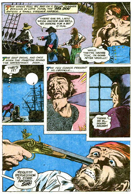 The Phantom v2 #74 charlton comic book page art by Don Newton The Phantom v2 #74 charlton comic book page art by Don Newton