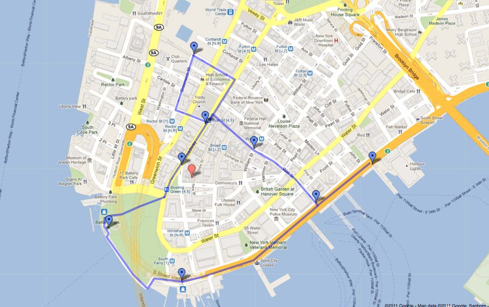 VA to NYC [& More] Financial District