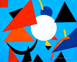 kandinsky collage wassily inspired abstract easy artists kindergarten famous shapes weiches hart composition redtedart preschool shape reggio montessori cakey pioneer