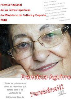 Francisca Aguirre, Premio Nacional de las Letras Españolas 2018 https://youtu.be/UDwTdF6pIyo