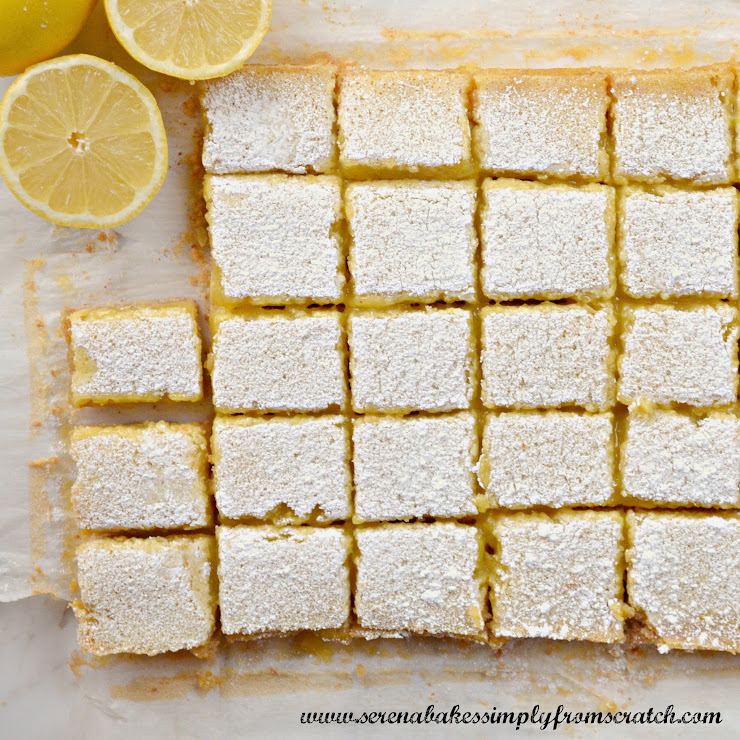 Creamy Lemon Bars from Serena Bakes Simply From Scratch