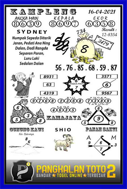 Kode Syair Sydney 16 April 2021 Togel Sydney Pangkalantoto Kode Syair Sydney 16 April 2021 Togel Sydney Pangkalantoto