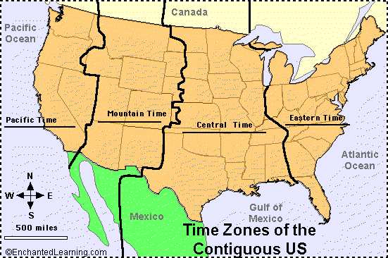 USA Time Zone Map.GIF