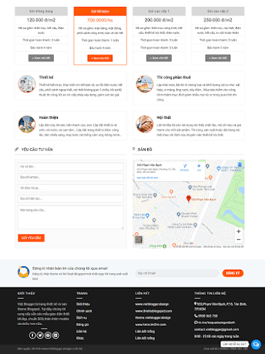 Mẫu giao diện kiến trúc nội thất đẹp chuẩn seo