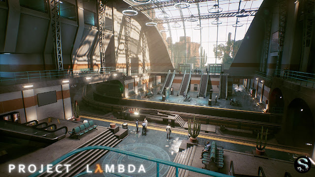 Half-Life - Project Lambda - Train Station