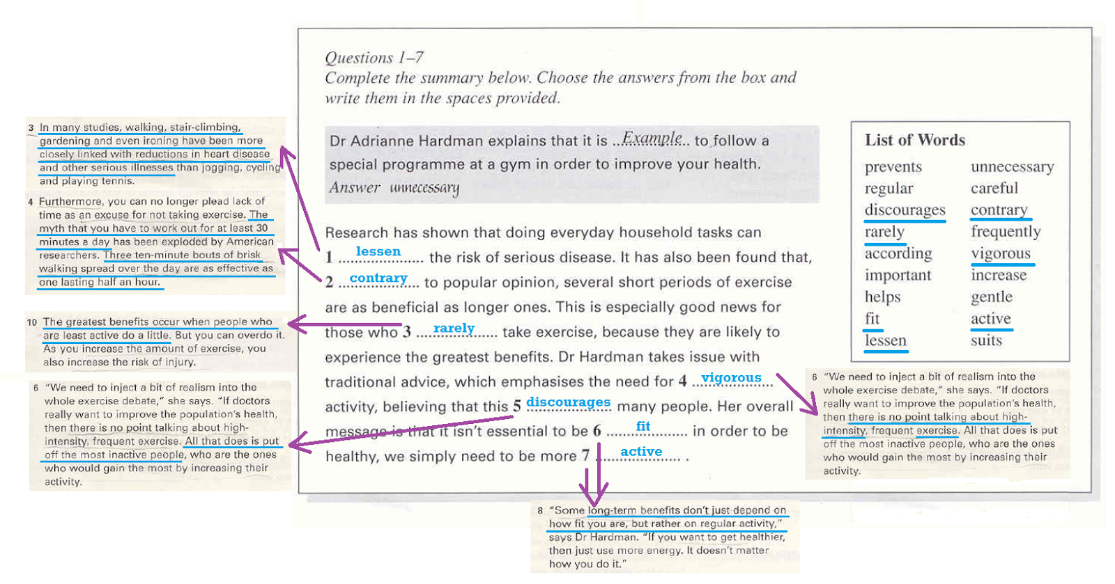 перевести текст в синонимы