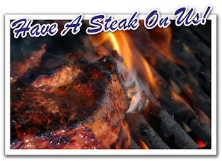 Image: Have A Steak On Them! ...or have some chicken or ground beef!