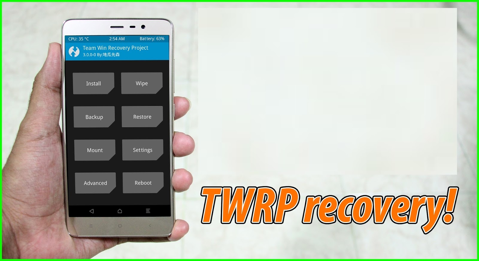 Recovery Redmi Pro