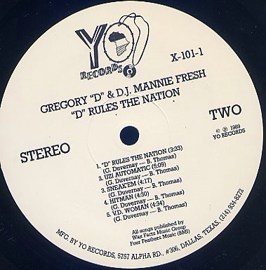 Gregory D & Mannie Fresh* DJ Mannie Fresh - Clap To This Gregory D & Mannie Fresh* DJ Mannie Fresh - Clap To This