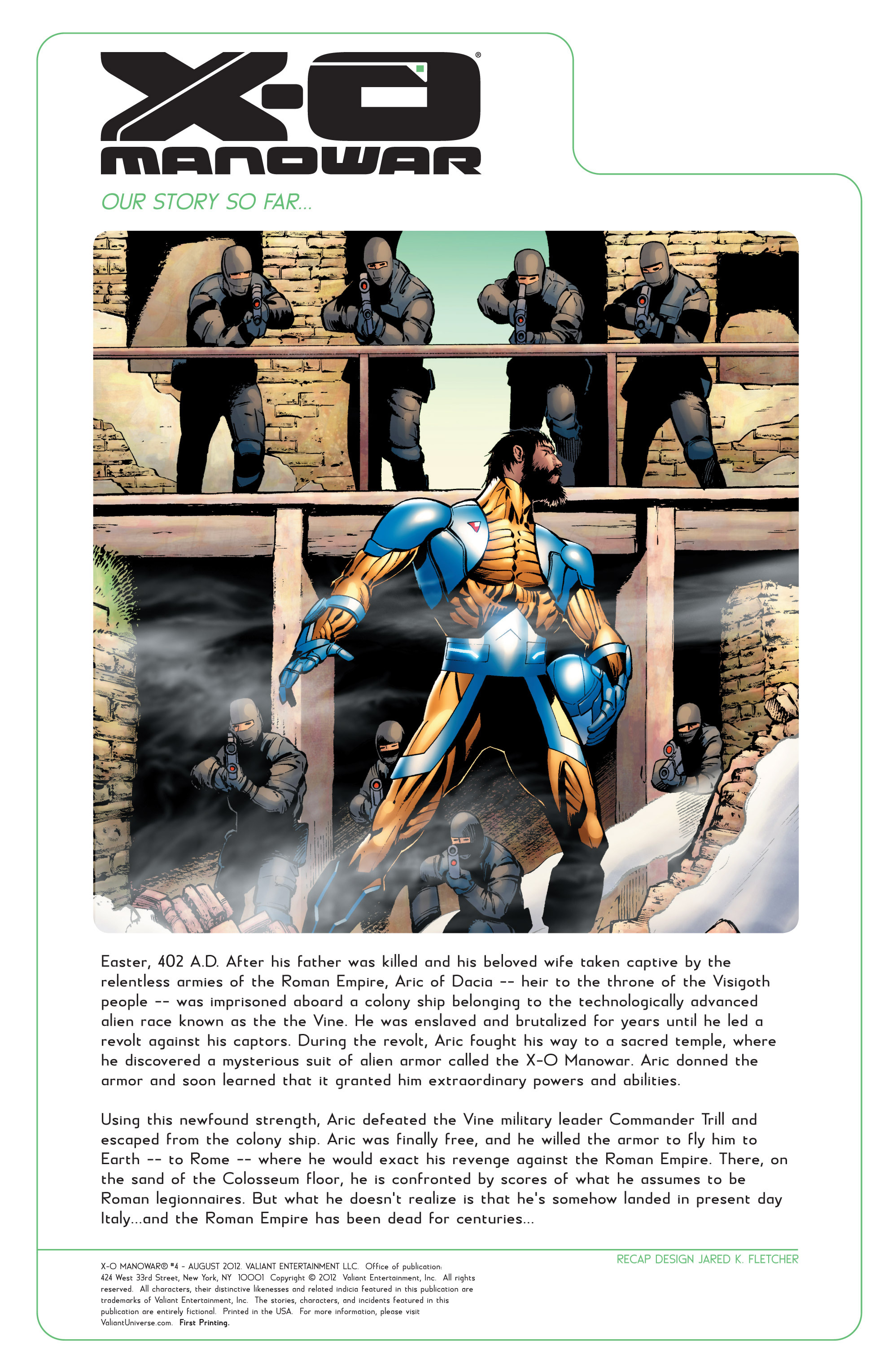 Read online X-O Manowar (2012) comic -  Issue #4 - 2