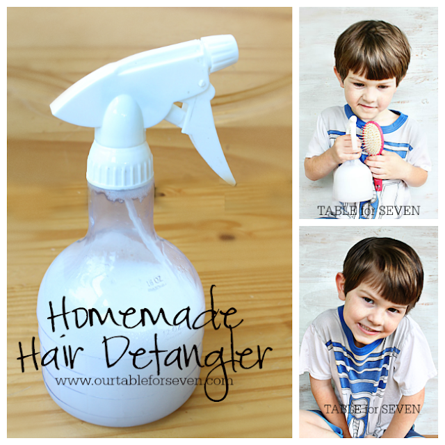Homemade Hair Detangler • Table for Seven