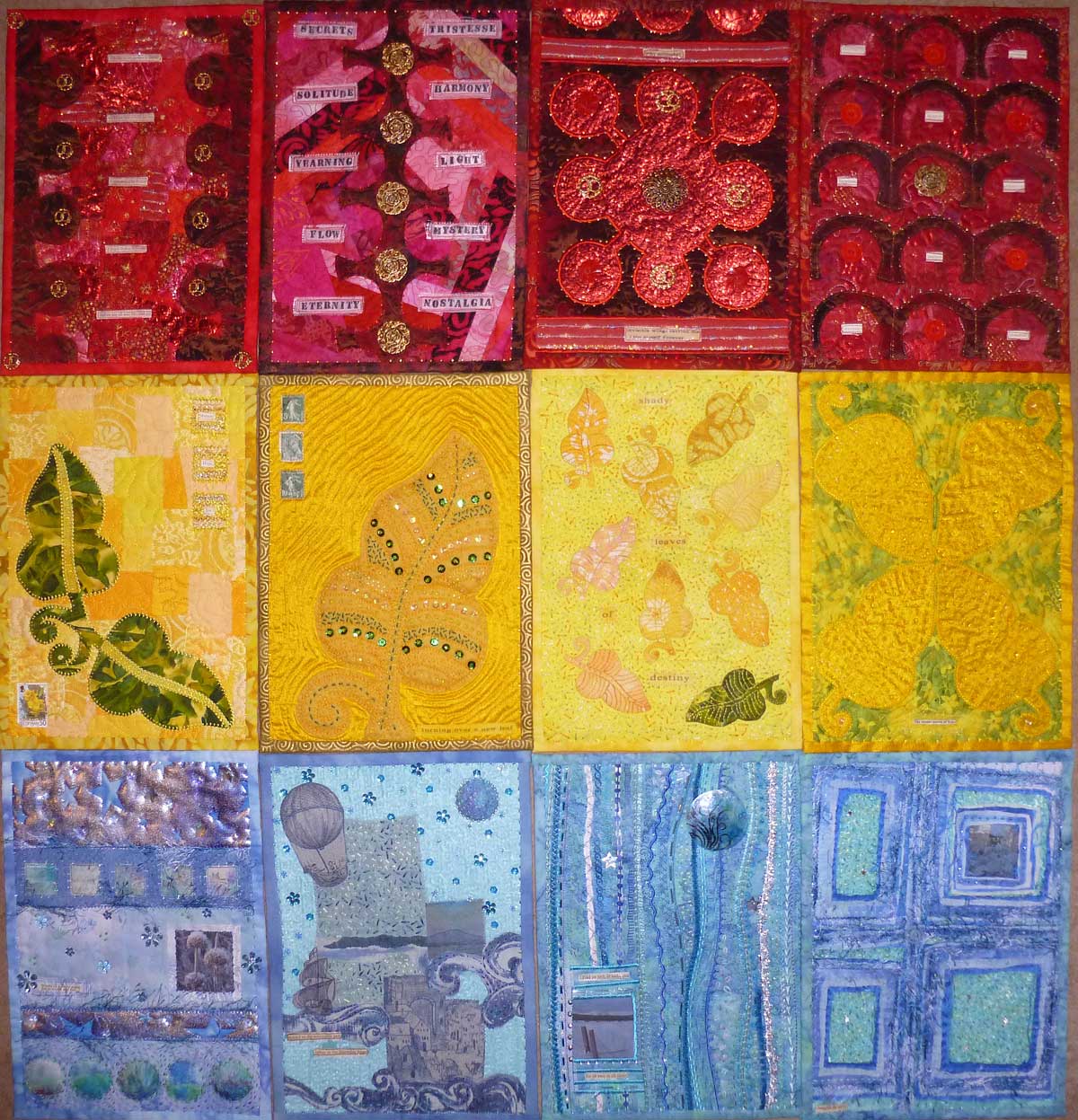 Frieda Oxenham Journal Quilts - Red Yellow And Blue Journal Quilts frieda oxenham journal quilts - red yellow and blue journal quilts
