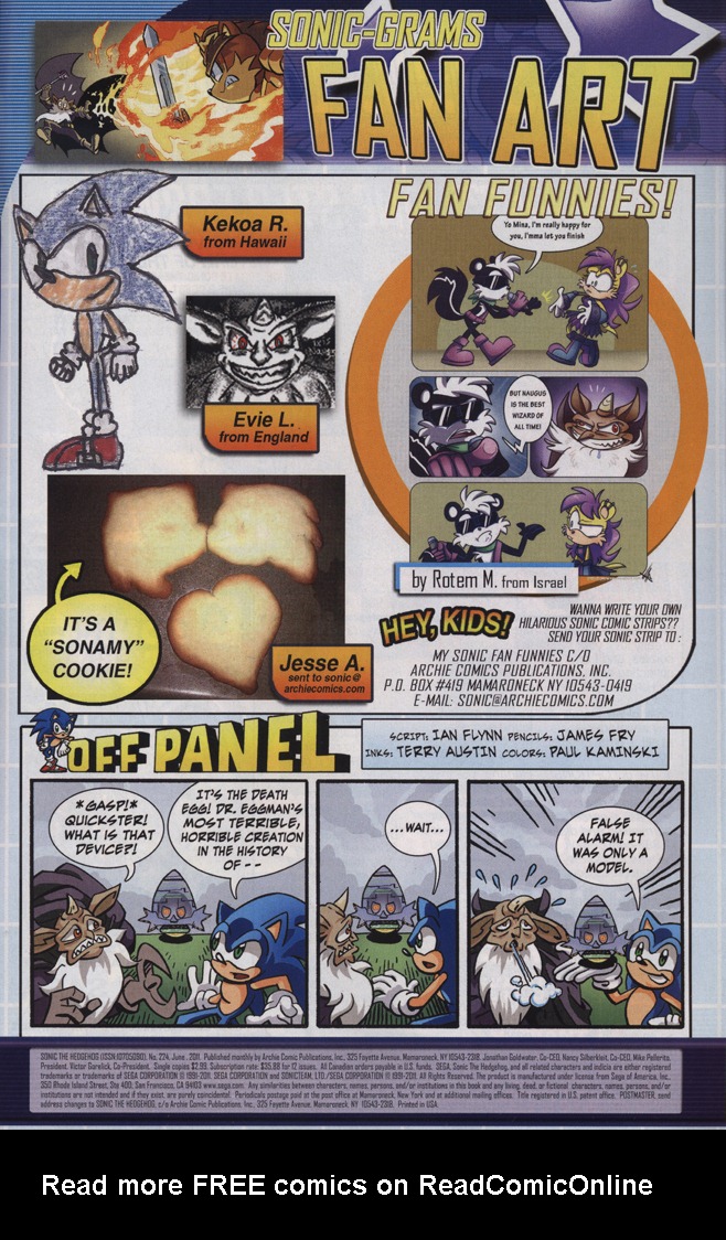 Read online Sonic The Hedgehog comic -  Issue #224 - 33