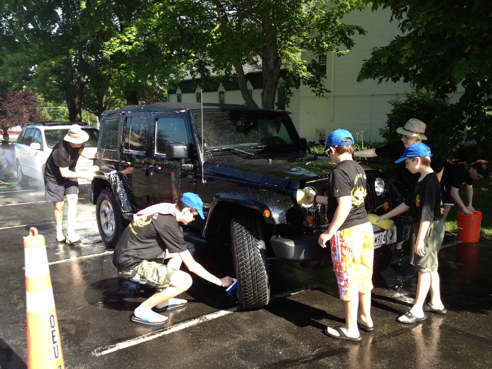 Car wash jeep wrangler soft top #3