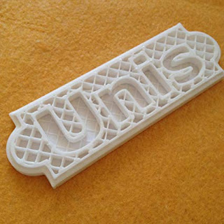 3D Printed Name Plaque