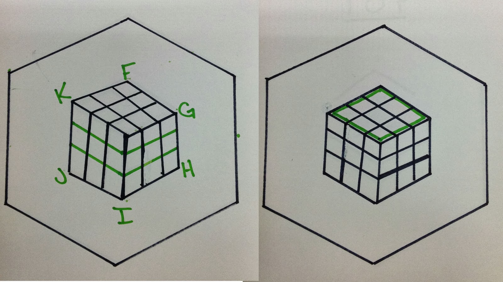Miss Arty Pants: Optical Illusion Cubes