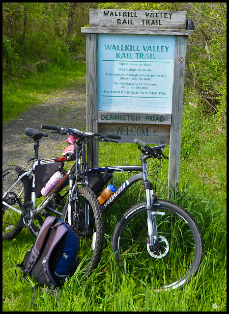 The trailhead of the Wallkill Rail Train on Deniston Road in between Wallkill and Gardnier, NY. The trailhead of the Wallkill Rail Train on Deniston Road in between Wallkill and Gardnier, NY.