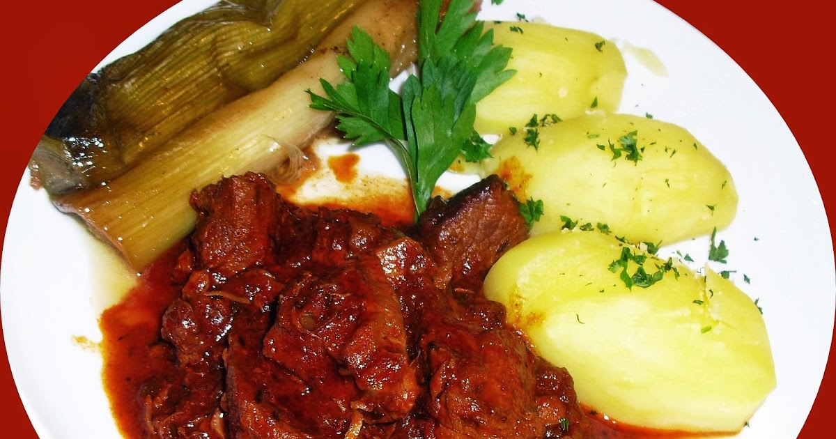 Futtern wie bei Muttern: Gulasch ungarisch mit Porree-Beilage