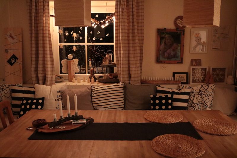 Meine grüne Wiese: Winterliches Fensterbild