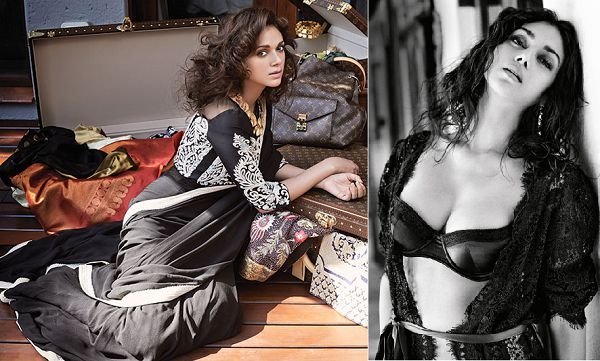 ADITI RAO HYDARI IN BLACK SAREE, BRA CLEAVAGE NAVAL SEXY STILL ADITI RAO HYDARI IN BLACK SAREE, BRA CLEAVAGE NAVAL SEXY STILL
