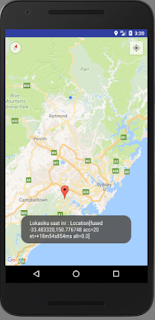 Menampilkan Lokasi Saat Ini pada Maps Android dengan Google Maps API