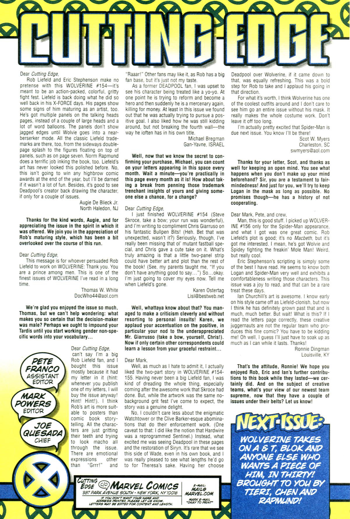 Wolverine (1988) Issue #159 #160 - English 24