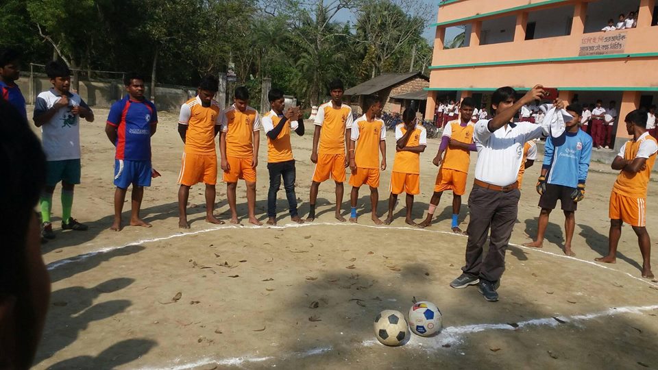 Friendly Football-Match With Mathurapur Arya Vidyapith